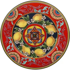 Набір тарілок Bona Ornament 19 см Різнокольоровий DP262888