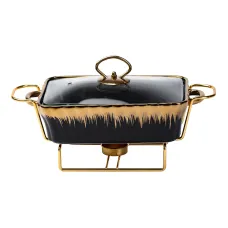 Мармитница YIWU 1 л Черно-золотой (HP1046) Мармитница YIWU 1 л Черно-золотой (HP1046)