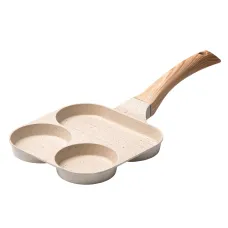 Сковорода для сніданку алюмінієва Breakfast 19x19x2 см Бежевий (HP39571W) Сковорода для сніданку алюмінієва Breakfast 19x19x2 см Бежевий (HP39571W)
