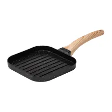 Сковорода-гриль з антипригарним покриттям Breakfast 18.3x18.1x2 см Чорний (HP39568B) Сковорода-гриль з антипригарним покриттям Breakfast 18.3x18.1x2 см Чорний (HP39568B)