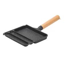 Сковорода для сніданку з антипригарним покриттям Breakfast 21x18.5x2 см Сірий (HP39572C) Сковорода для сніданку з антипригарним покриттям Breakfast 21x18.5x2 см Сірий (HP39572C)