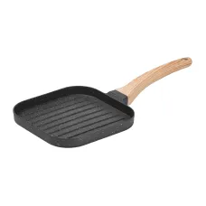 Сковорода-гриль з антипригарним покриттям Breakfast 18.3x18.1x2 см Сірий (HP39568C) Сковорода-гриль з антипригарним покриттям Breakfast 18.3x18.1x2 см Сірий (HP39568C)