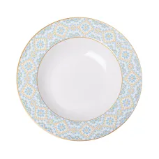 Тарелка суповая YIWU Ethnic 21.5 см Белый (HP-7-739) Тарелка суповая YIWU Ethnic 21.5 см Белый (HP-7-739)
