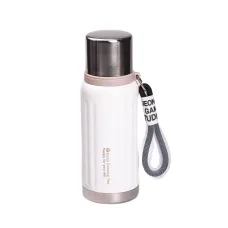 Термос с флип крышкой и ремешком YIWU Enjoy 600 мл Белый (HP-14-9W) Термос с флип крышкой и ремешком YIWU Enjoy 600 мл Белый (HP-14-9W)