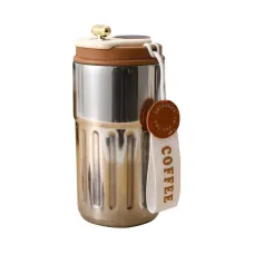 Термочашка с датчиком температуры YIWU Coffee 500 мл Коричневый (HP-14-10BR)