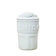 Термочашка с трубочкой YIWU Chiobbe 450 мл Голубой (HP-14-18BL)