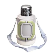 Термос для туризму з фліп кришкою та складними ручками YIWU Vacuum Cup 1500 мл Сірий (HP-14-21V)