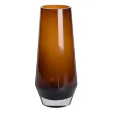 Ваза для квітів скляна Flower Season Botanica 32 см Коричневий (HP-10-28) Ваза для квітів скляна Flower Season Botanica 32 см Коричневий (HP-10-28)