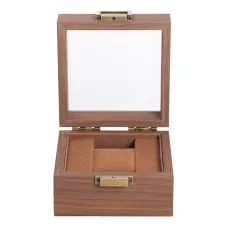 Шкатулка для часов YIWU 12x12x7.4 см Коричневый (HP-5-11)