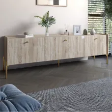 Тумба Lion Wood 160x40x65 см Дуб Сонома (LION-042994) Тумба Lion Wood 160x40x65 см Дуб Сонома (LION-042994)