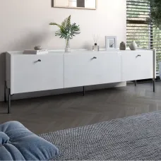 Тумба Lion Wood 160x40x65 см Бетон (LION-043094) Тумба Lion Wood 160x40x65 см Бетон (LION-043094)
