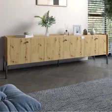 Тумба Lion Wood 160x40x65 см Дуб Артізан (LION-043098) Тумба Lion Wood 160x40x65 см Дуб Артізан (LION-043098)