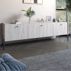 Тумба Lion Wood 160x40x65 см Самоа Димчастий (LION-043104) Тумба Lion Wood 160x40x65 см Самоа Димчастий (LION-043104)