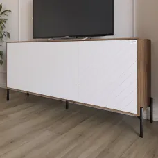 Тумба Lion Амарант 168x40x76.5 см Дуб Ліворно/Білий (LION-043020) Тумба Lion Амарант 168x40x76.5 см Дуб Ліворно/Білий (LION-043020)