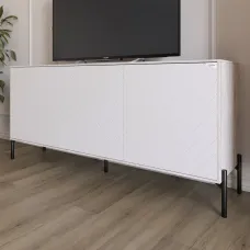 Тумба Lion Амарант 168x40x76.5 см Самоа Димчастий/Білий (LION-043025) Тумба Lion Амарант 168x40x76.5 см Самоа Димчастий/Білий (LION-043025)