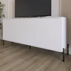 Тумба Lion Амарант 168x40x76.5 см Німфея Альба/Білий (LION-043031) Тумба Lion Амарант 168x40x76.5 см Німфея Альба/Білий (LION-043031)
