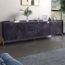 Тумба Lion Wood 180x40x50 см Бетон темний (LION-043110)