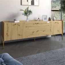 Тумба Lion Wood 180x40x50 см Дуб Артізан (LION-043113) Тумба Lion Wood 180x40x50 см Дуб Артізан (LION-043113)
