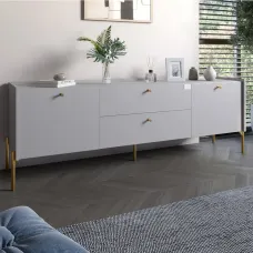 Тумба Lion Wood 180x40x50 см Кашемір (LION-043117) Тумба Lion Wood 180x40x50 см Кашемір (LION-043117)