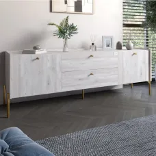 Тумба Lion Wood 180x40x50 см Самоа Димчастий (LION-043120) Тумба Lion Wood 180x40x50 см Самоа Димчастий (LION-043120)