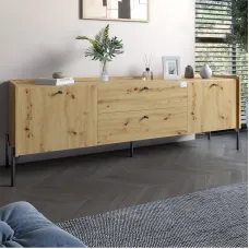 Тумба Lion Wood 180x40x50 см Дуб Артізан (LION-043127) Тумба Lion Wood 180x40x50 см Дуб Артізан (LION-043127)