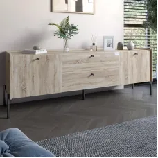 Тумба Lion Wood 180x40x50 см Дуб Сонома (LION-043129) Тумба Lion Wood 180x40x50 см Дуб Сонома (LION-043129)