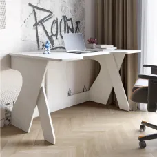 Стіл геймерський Lion Крід 130х80х74.5 Бетон (LION-041715)