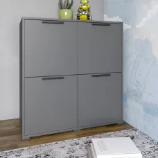 Тумба Lion Краш 82x43x86 см Антрацит (LION-041753)