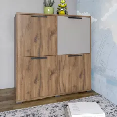 Тумба Lion Краш 82x43x86 см Дуб Ліворно/Кашемір (LION-041757) Тумба Lion Краш 82x43x86 см Дуб Ліворно/Кашемір (LION-041757)