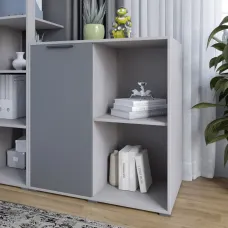 Тумба Lion Краш 82x43x86 см Кашемір/Антрацит (LION-044116) Тумба Lion Краш 82x43x86 см Кашемір/Антрацит (LION-044116)