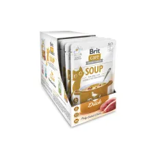 Корм влажный для котов Brit Care Soup Duck суп с уткой 75 г 15 шт (101056_набір) Корм влажный для котов Brit Care Soup Duck суп с уткой 75 г 15 шт (101056_набір)