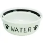 Миска для собак Trixie Water 0.6 л 15 см Біло-чорний (24486)