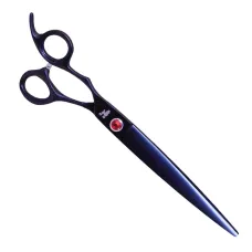 Ножницы грумерские для стрижки собак Dezynadog Ignis 8 Straight Lefty Scissor для левшей прямые 20 см Синий (860511)