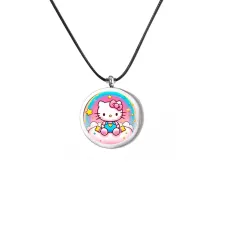 Кулон Bioworld Мечтательная Hello Kitty Серебристый (27328)