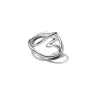 Серебряное кольцо No Brand Сердце природной формы 193288C00 50 (2580670902)