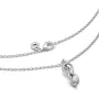 Серебряное ожерелье No Brand Узел бесконечности 393762C01 50 см (2602716100)