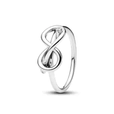 Серебряное кольцо No Brand Узел бесконечности 193759C01 54 (2602738121)