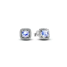 Серьги No Brand Блестящий синий квадрат 293551C01 (2541723120)