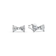 Серьги No Brand Маленький блестящий бант 293542C01 (2541913208)
