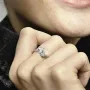 Каблучка No Brand Два серця 191198C01 50 (2545265094)