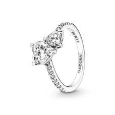 Каблучка No Brand Два серця 191198C01 52 (2545268419)
