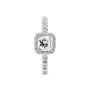 Каблучка No Brand Блискучий квадрат 190947CZ 50 (2545282279)