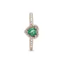 Каблучка No Brand Блискуче серце 188421C03 50 (2545299483)