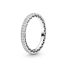 Каблучка No Brand Серце та сяйво 190963CZ 52 (2549824492)