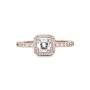 Кольцо No Brand Сияющий квадрат 180947CZ 50 (2551188884)