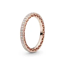 Каблучка No Brand Серце та сяйво 180963CZ 54 (2553944946)