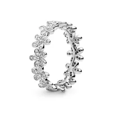 Каблучка No Brand Мерцячі ромашки 190934CZ 54 (2554208618)