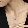 Ожерелье с логотипом и паве No Brand 397436CZ 45 см (2554278013)