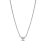 Кольє No Brand Блискуче серце 393014C01 45 см (2556856223)