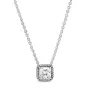 Ожерелье с кулоном No Brand Сияющий квадрат 396241CZ 45 см (2556873142)